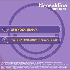 NEOSALDINA ANALGÉSICO E RELAXANTE MUSCULAR 10 COMPRIMIDOS