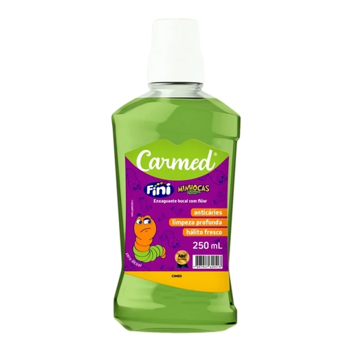 ENXAGUANTE BUCAL CARMED FINI MINHOCAS 250ML