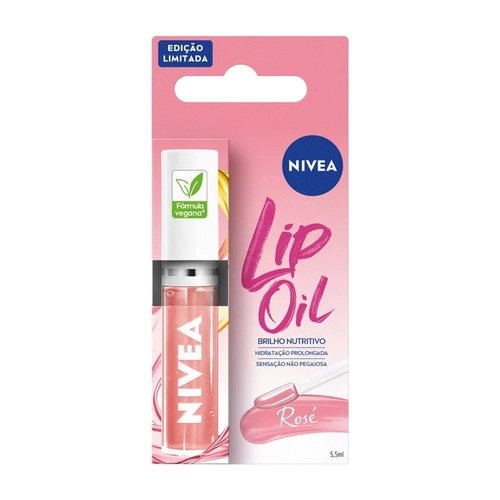 PROTETOR LABIAL NIVEA OIL ROSE 5,5ML