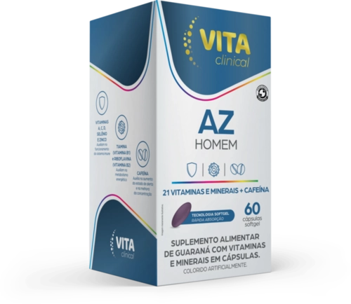 VITAMINA VITA CLINICAL AZ HOMEM 60 CÁPSULAS