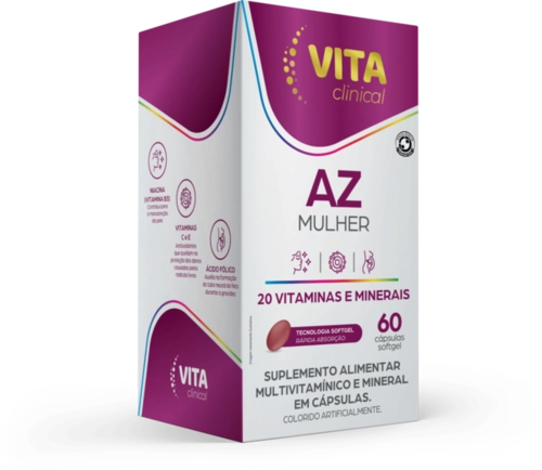 VITA CLINICAL AZ MULHER 60 CAPSULAS