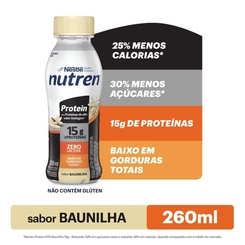 NUTREN PROTEIN 15G BAUNILHA 260ML