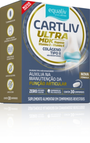 Colágeno Cartliv Ultra MDK Equaliv 60 Cápsulas