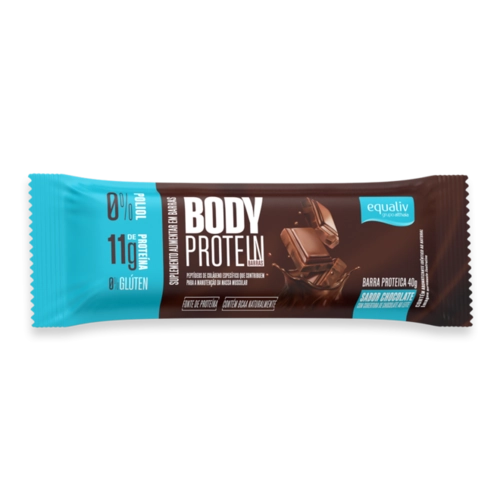 Barra de Proteína Equaliv Body Protein Chocolate 40g