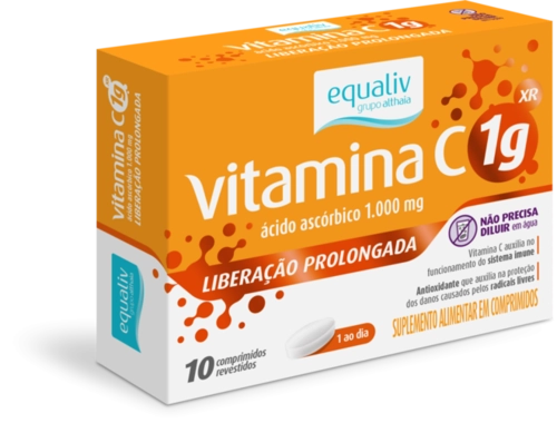 Vitamina C Equaliv Ação Prolongada 1g 10 Comprimidos