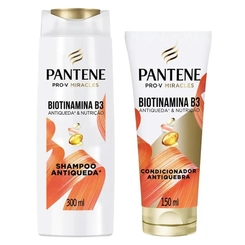 KIT PANTENE SHAMPOO 300ML+CONDICIONADOR BIOTINAMINA B3 150ML