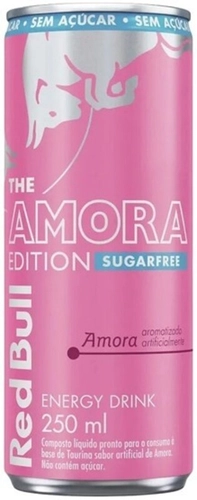 ENERGETICO RED BULL AMORA EDITION SUGARFREE 250ML