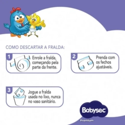 FRALDA BABYSEC PREMIUM MEGA P C/34