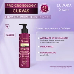 CR DE PENTEAR EUDORA SIAGE DEFINIÇÃO CRONOLOGY CURVAS 300ML
