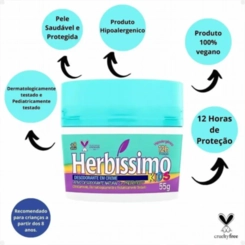 DESODORANTE HERBISSIMO CREME KIDS 55G