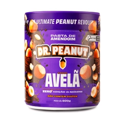 PASTA DE AMENDOIM PRO DR PEANUT AVELÃ 600G