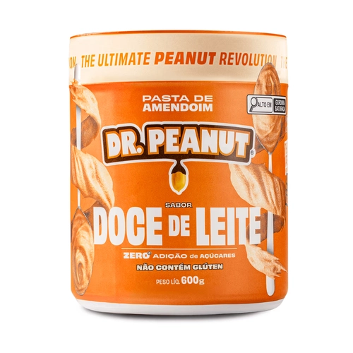 PASTA DE AMENDOIM DR PEANUT DOCE DE LEITE 600G