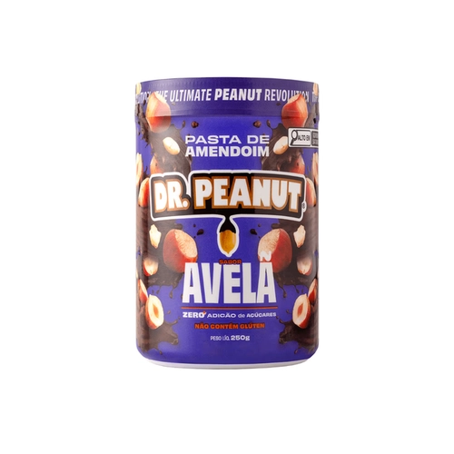 PASTA DE AMENDOIM PRO DR PEANUT AVELA 250G