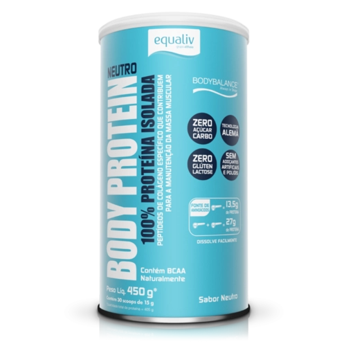 Body Protein Equaliv Sabor Neutro 450g