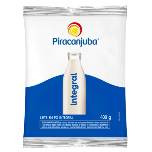 LEITE PIRACANJUBA INTEGRAL 400G