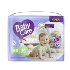 FRALDA BABY CARE HIPER M C/68