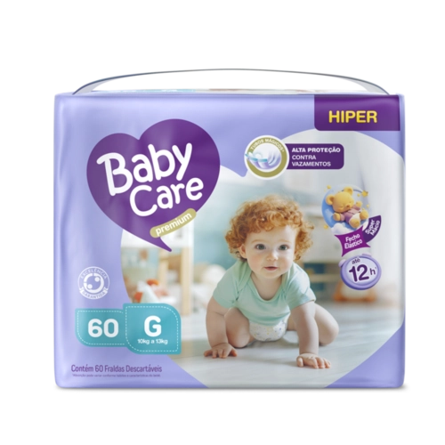 FRALDA BABY CARE HIPER G C/60