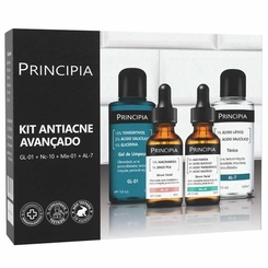 KIT PRINCIPIA ANTIACNE AVANCADO GL-01 + AL-7 + NC-10 + MIX-01 40ML