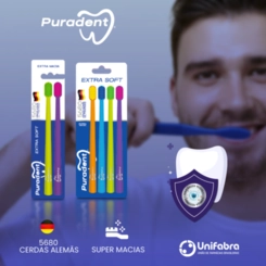 ESCOVA DENTAL PURADENT EXTRA SOFT C/4