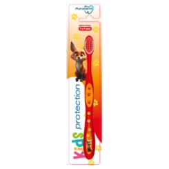 ESCOVA DENTAL INFANTIL PURADENT VERMELHA KIDS PROTECT