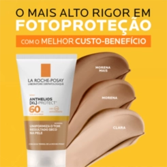PROTETOR SOLAR LA ROCHE POSAY ANTHELIOS XL COR MORENA MAIS FPS60 40GR