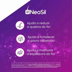 Suplemento Alimentar Neosil Attack Under Skin Cabelos, Unhas e Pele 90 Comprimidos