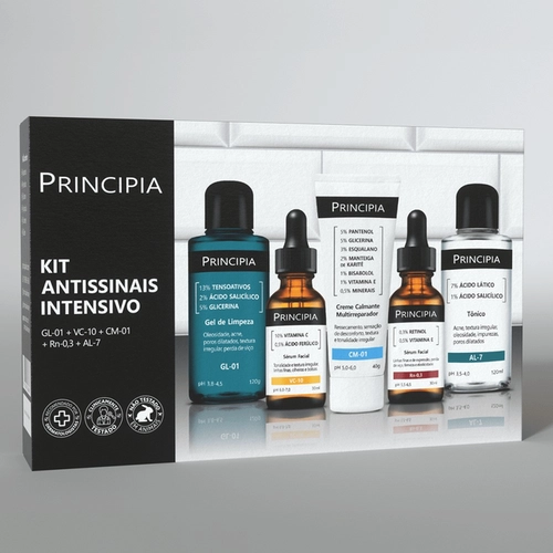 KIT PRINCIPIA ANTISSINAIS INTENSIVO GL-01+AL-7+VC-10+RN-0,3+CM-01 40ML