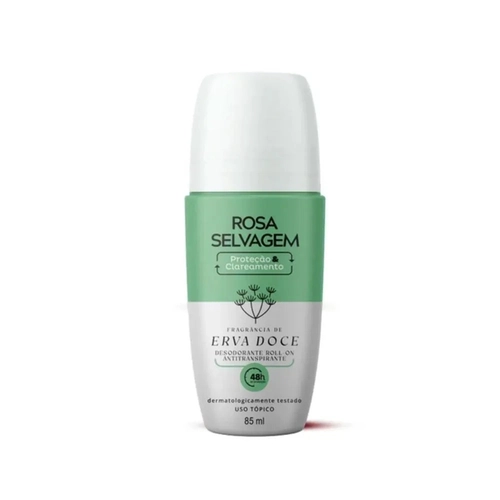 DES ROLL ON ROSA SELVAGEM CLAREADOR ERVA DOCE 85ML