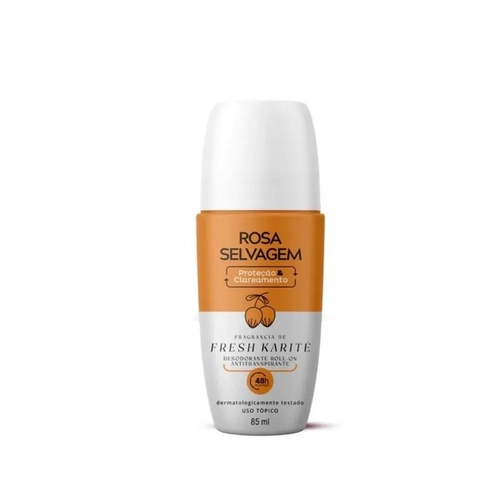 DES ROLL ON ROSA SELVAGEM CLAREADOR KARITE 85ML