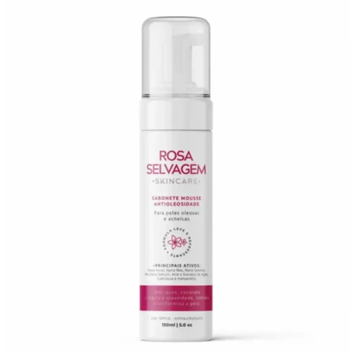 ESPUMA DE LIMPEZA ROSA SELVAGEM ANTIACNE 150ML