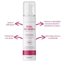 ESPUMA DE LIMPEZA ROSA SELVAGEM ANTIACNE 150ML