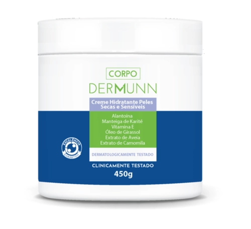 CREME HIDRATANTE DERMUNN PELES SECAS/SENSIVEIS 450G