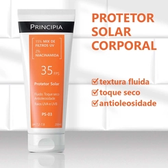 PROTETOR SOLAR PRINCIPIA CORPORAL FPS35 PS-03 200ML