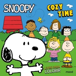 LIVRO COZY TIME SNOOPY C/5 CANETAS