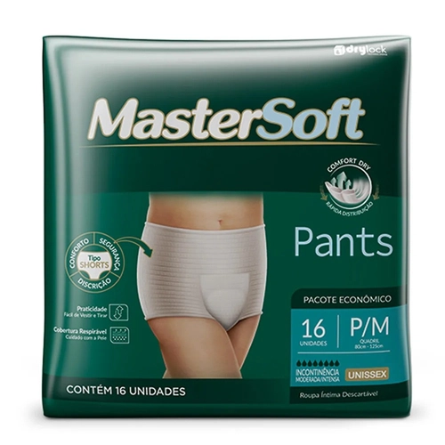 ROUPA INTIMA PANTS MASTERSOFT P/M C/16