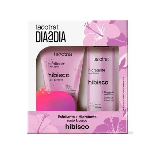 KIT LABOTRAT HIDRATANTE 190ML+ESFOLIANTE 150 ML HIBISCO