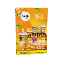 SHAMPOO 300ML + CONDICIONADOR SALON LINE SOS OLEO DE MANGA 200ML