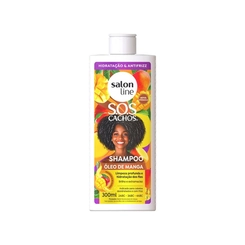 SHAMPOO 300ML + CONDICIONADOR SALON LINE SOS OLEO DE MANGA 200ML
