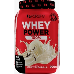WHEY FARLIFE 100% BAUNILHA 900G