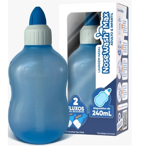 LAVADOR NASAL NOSEWASH MAX ADULTO E INFANTIL 240ML