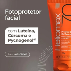 HELIOMAX GEL CREME TOQUE SECO MEDIO ESCURO FPS70 50G