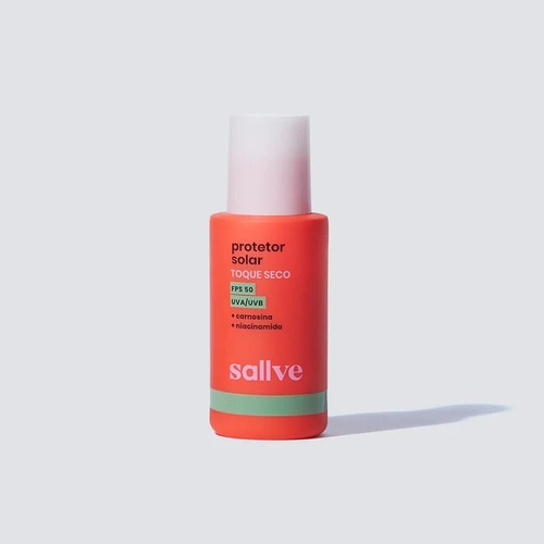 PROTETOR SOLAR FACIAL SALLVE TOQUE SECO FPS50 40G