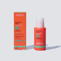 PROTETOR SOLAR FACIAL SALLVE TOQUE SECO FPS50 40G