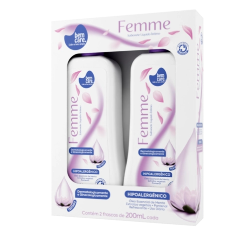 SABONETE INTIMO BEM CARE LV2 PG1 200ML