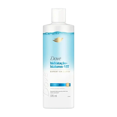 SHAMPOO DOVE HIDRATACAO HIALURON VIT 370ML