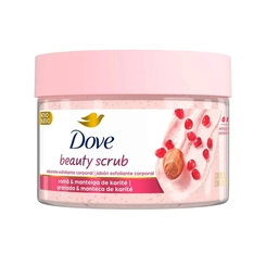 SABONETE ESFOLIANTE DOVE BEAUTY SCRUB ROMA E MANTEIGA DE KARITE 280G
