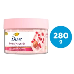 SABONETE ESFOLIANTE DOVE BEAUTY SCRUB ROMA E MANTEIGA DE KARITE 280G