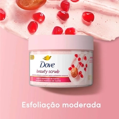 SABONETE ESFOLIANTE DOVE BEAUTY SCRUB ROMA E MANTEIGA DE KARITE 280G