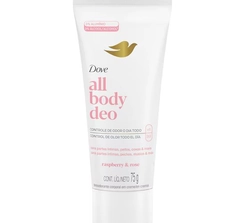 DESODORANTE CORPORAL CREME DOVE ALL BODY RASPBERRY E ROSE 75G
