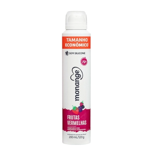 DESODORANTE MONANGE AEROSOL FRUTAS VERMELHAS 200ML